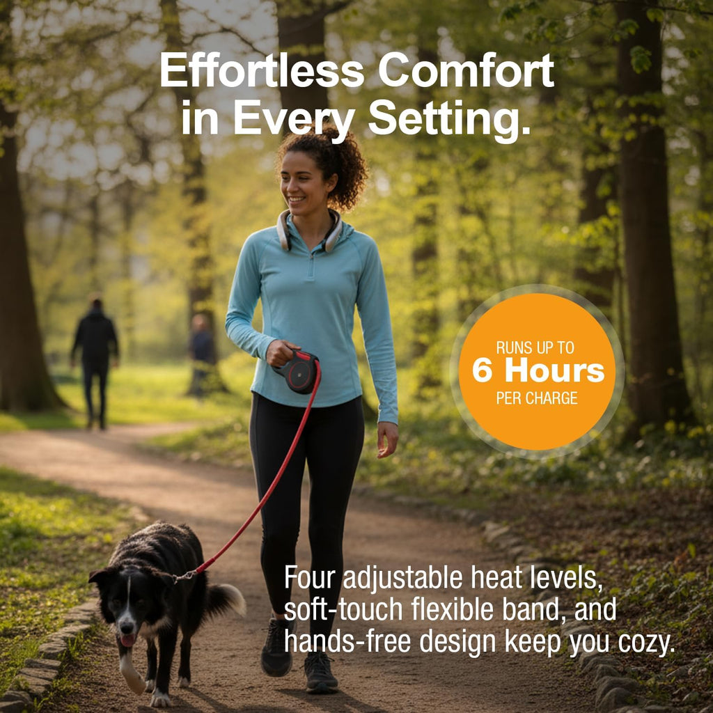 Wearable Neck Heater for Cold Weather, 4 Heat Settings