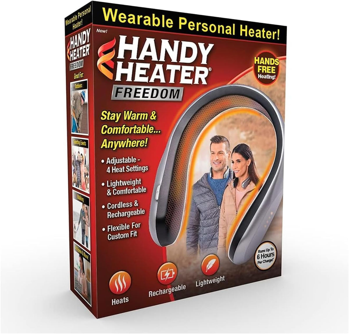 Wearable Neck Heater for Cold Weather, 4 Heat Settings