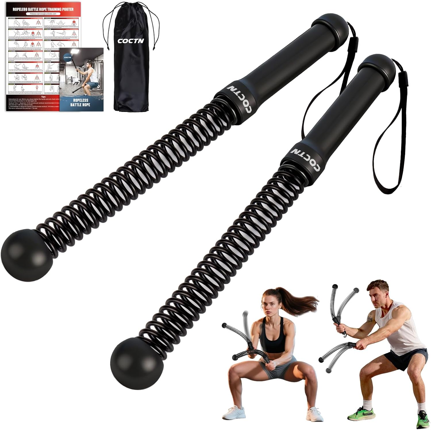 Cordless Battle Rope for Home Gym