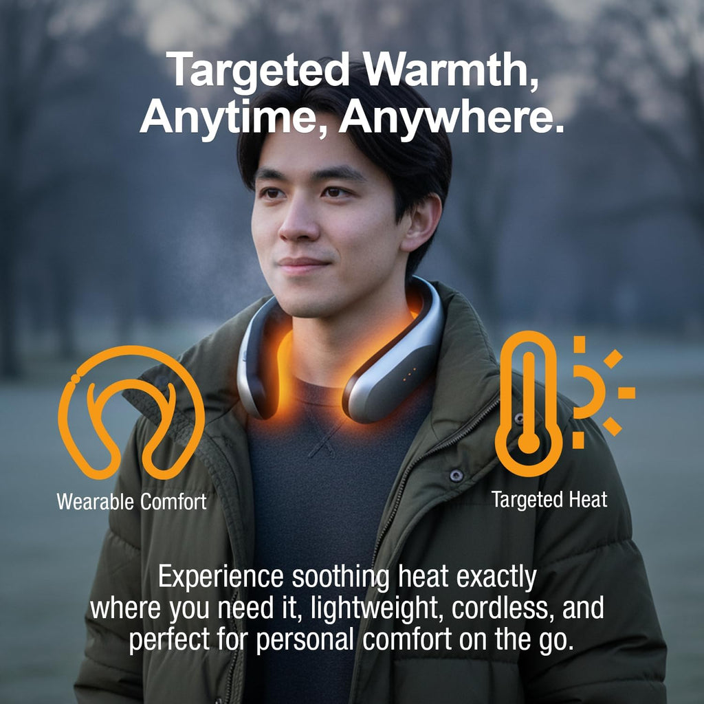 Wearable Neck Heater for Cold Weather, 4 Heat Settings