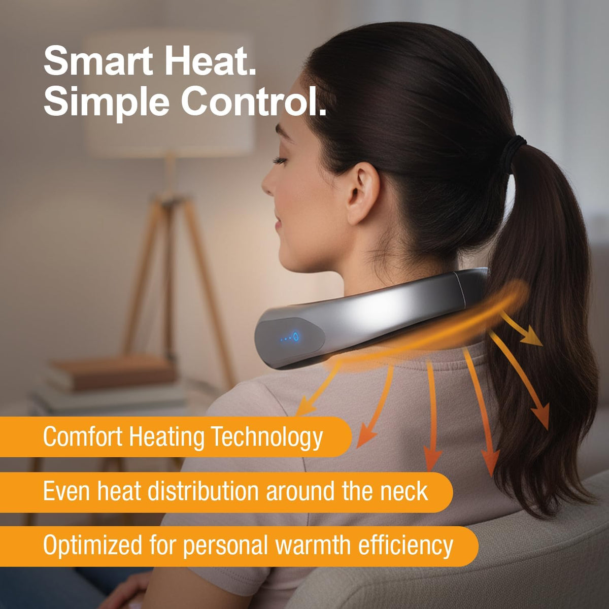 Wearable Neck Heater for Cold Weather, 4 Heat Settings