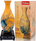 3D Puzzle Vase for Adults, 160-Piece DIY Flower Vase Puzzle and home decor