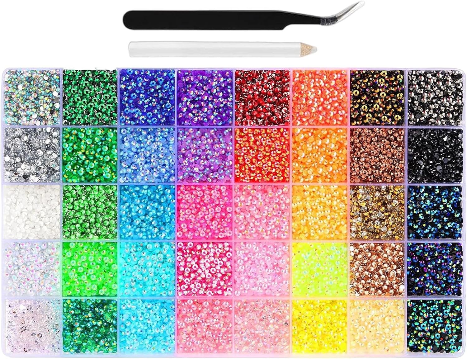 40 Colors Resin Jelly Rhinestones for Bedazzling