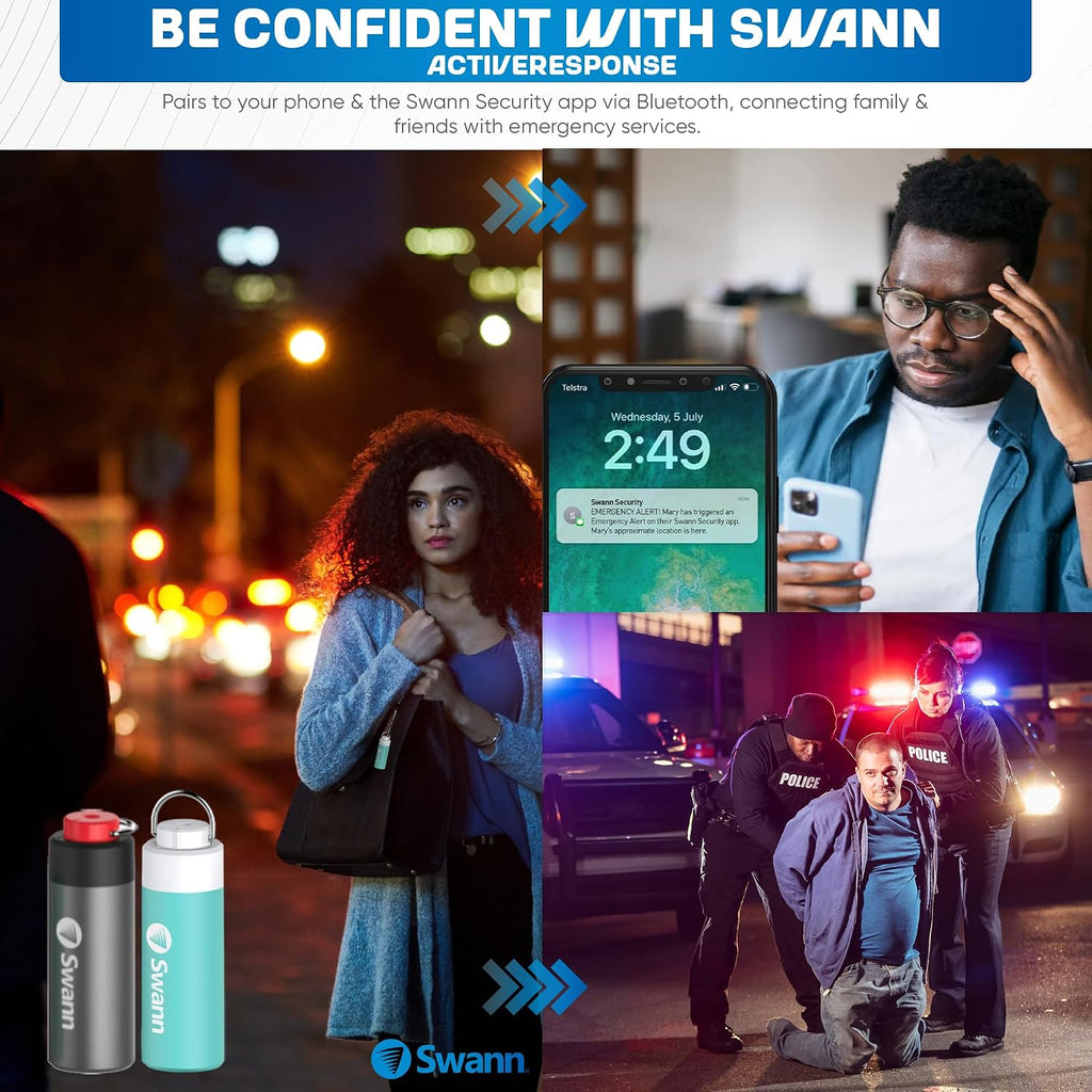 Swann Active Response Mobile Personal Safety Alarm