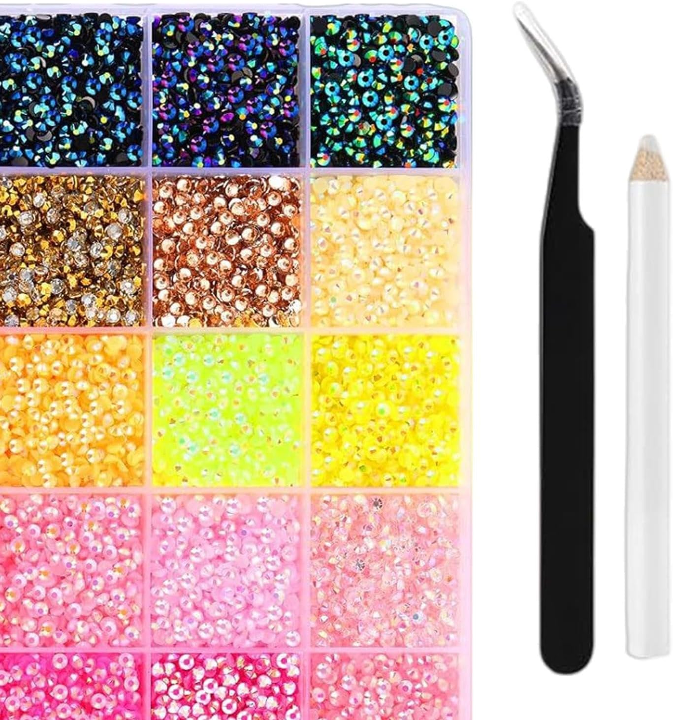 40 Colors Resin Jelly Rhinestones for Bedazzling