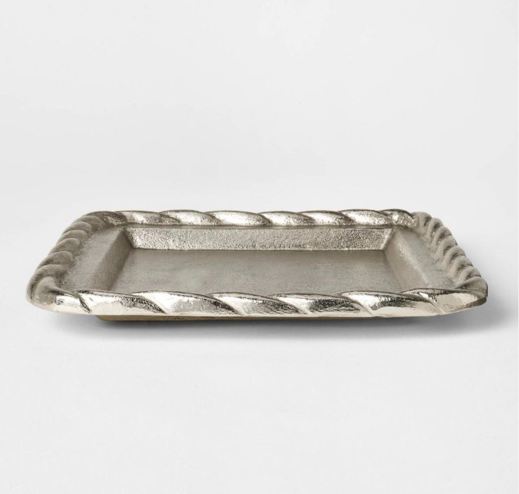 Catchall Tray Silver - Threshold™ designed with Studio McGee